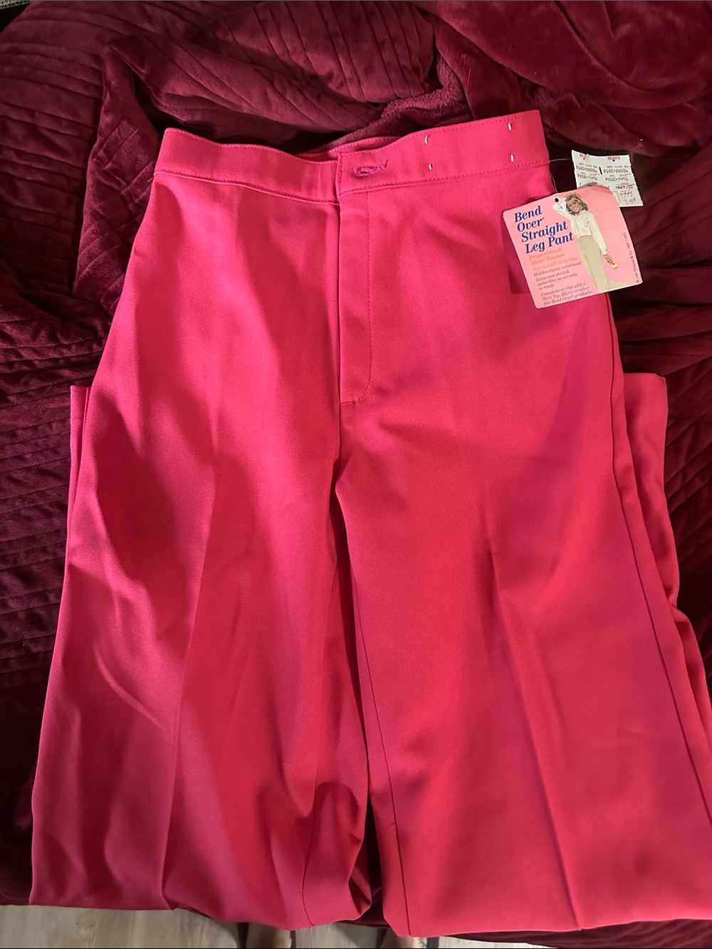 Levi's Bright Pink Straight-Leg Pants